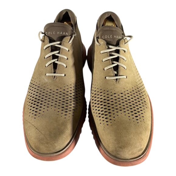 Cole Haan 2.Zerogrand Laser Wingtip Oxford Irish Coffee Brown Men’s Size 9M - Picture 3 of 8